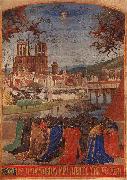 Jean Fouquet Descent of the Holy Ghost upon the Faithful USA oil painting artist